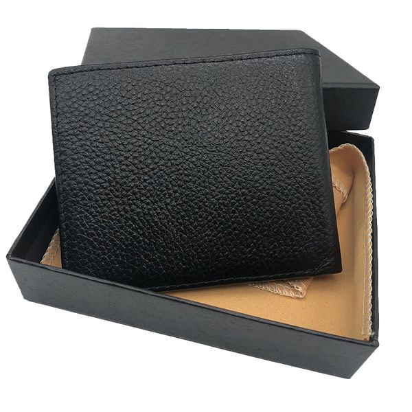 

luxury designer mb wallet 2019 new leather men's credit card holder short leather wallet fashion business men's bag, Red;black