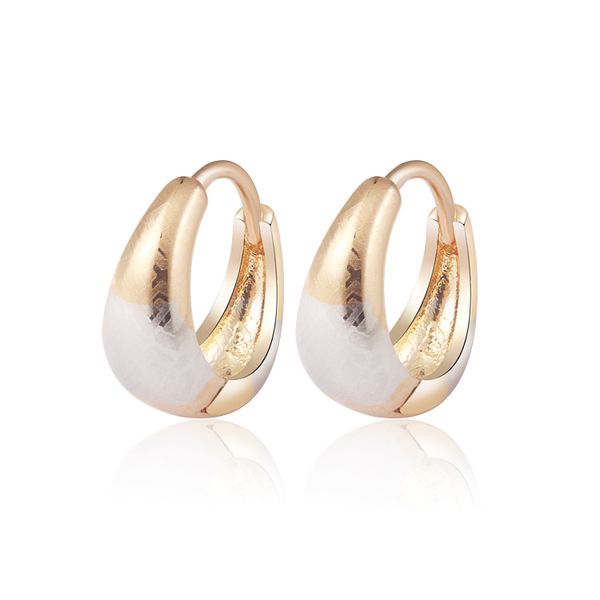 

muticolor crystal ring earring for children bijoux brinco cuff cz zirconia earrings small rings 3e18k-31, Golden;silver