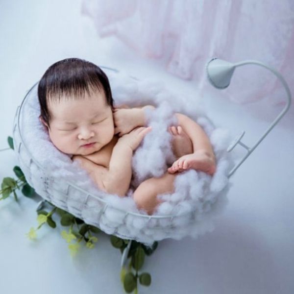 

hollowed out sofa iron basket newborn baby durable rustproof studio posing pgraphy props stable accessories p bathtub