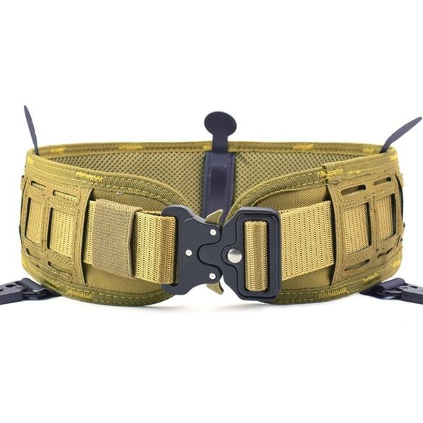 

multifunctional cummerbund with tactical quick release belt waist band for outdoor training combat hunting, Black;gray