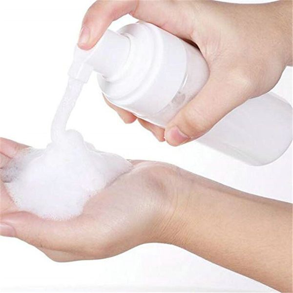 

2016 2pack 50ml pet pp portable shampoo foaming pump empty mousse facial cleanser bubble bottle 2pack 50ml bde2010 iusex