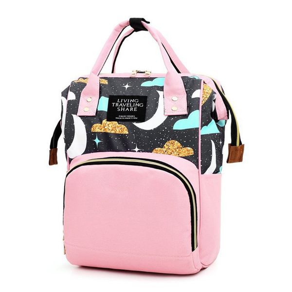 

mummy maternity nappy bag mommy backpack zipper large capacity travel maternity bag baby diaper bags nursing