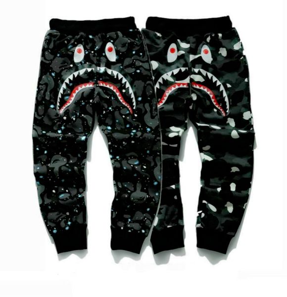 

mens designer sweatpants jogging casual wear inside fleece round neck bird pattern ov drake black hip hop stusay shark mouth aluminum new