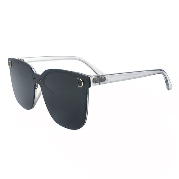 

retro metal round ocean sunglasses new large frame round face glasses for men, women fashion versatile sunglasses#151, White;black