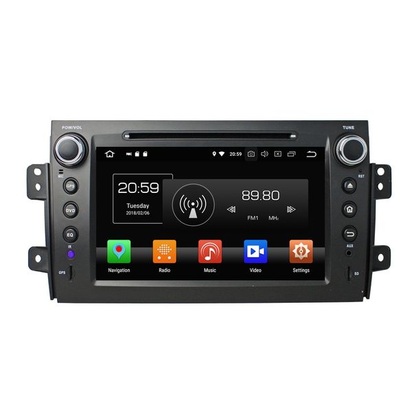 

4gb+64gb octa core 8" android 8.0 car dvd player for suzuki sx4 2006 2007 2008 2009 2010 2011 2012 radio gps wifi bluetooth usb mirror
