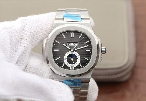 

montre de luxe 316l stainless steel cal.324 automatic mechanical movement watches 40.5mm diameter designer watches waterproof, Slivery;brown