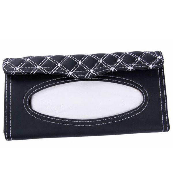 

car sun visor leather tissue boxes land auto interior decoration accessorie