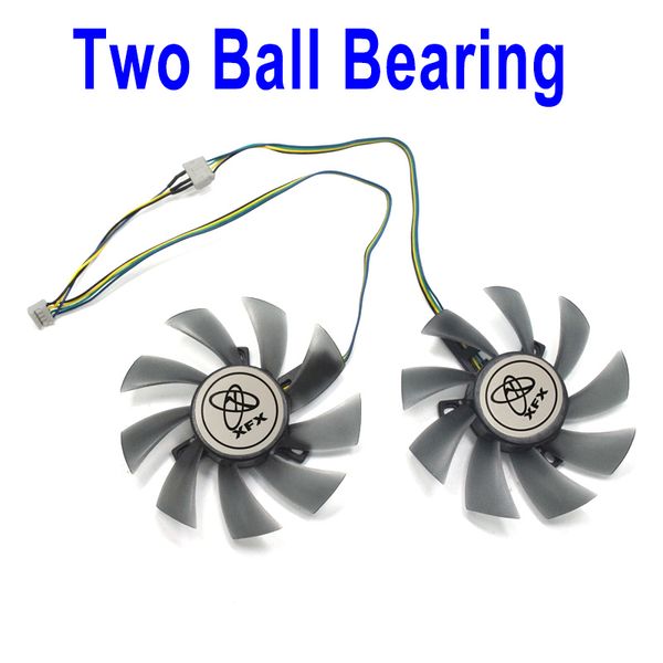 

firstd 85мм fdc10u12s9-с ампер вентилятор 0.45 4-контактный замену для графического адаптера xfx гх гх гх 560d 570 580 вега графика видеокар