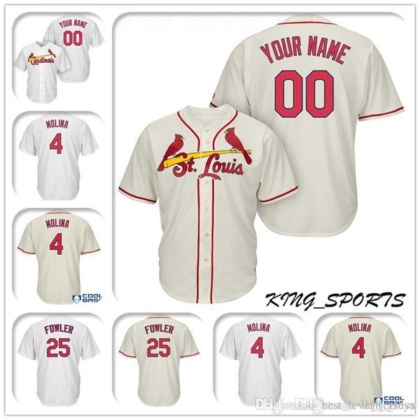 

St. Louis Cardinals Majestic Milk White Cool Base Custom Baseball Jersey 48 Harrison Bader 13 Matt Carpenter 27 Brett Cecil 12 Paul DeJong