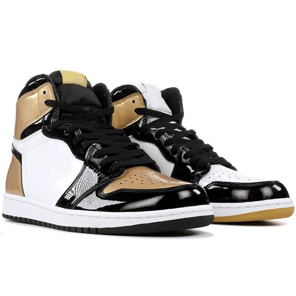 

1 men basketball shoes gold 3 homage to home shadow banned bred black toe chicago triple black white 1s sports sneakers 7-13