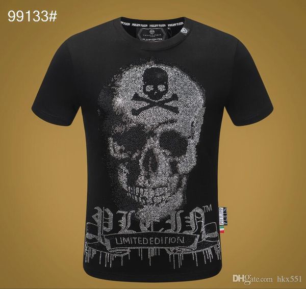 

2020 pullover t shirt men casual #0738 fashion print brands men's cotton short sleeves tees summer t-shirt wx324, White;black