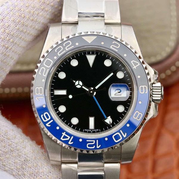 

super 90 montre de luxe 2836 movement watches 316 fine steel watchcase watchband sapphire mirror diameter `40mm waterproof 50m, Slivery;brown