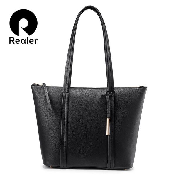 

realer large tote bag women shoulder bag designer handbags messenger bag ladies soft artificial leather female y190620