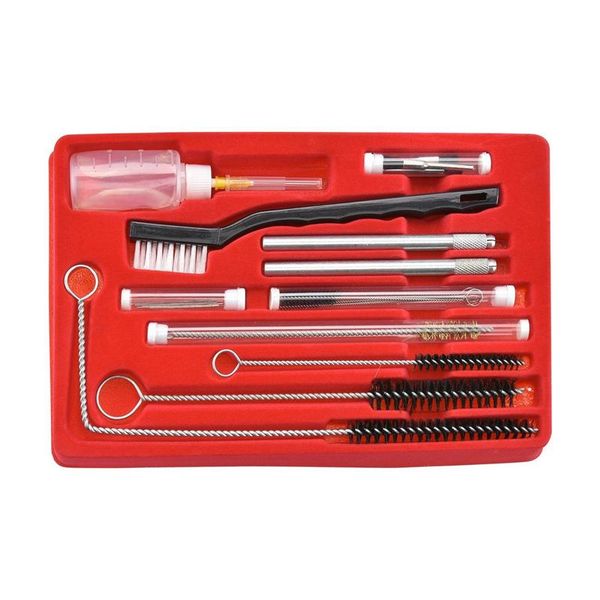 

22 pc air spray gun cleaning kit airbrush gravity paint mini set(31209l