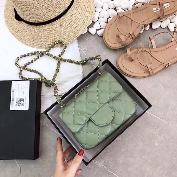 

19SS Matcha Зеленые женские сумки через плечо Сумки через плечо Роскошные дизайнерски