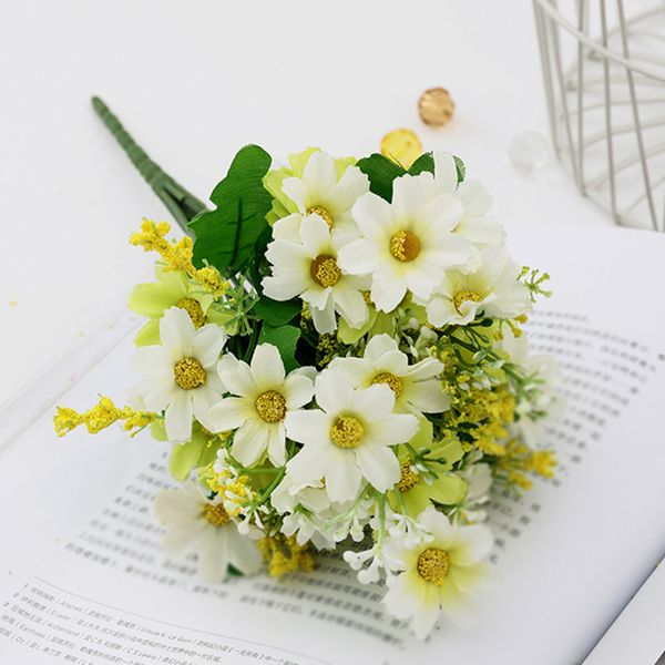 

decoration artificial daisy flower simulation pgraphy wedding interior art