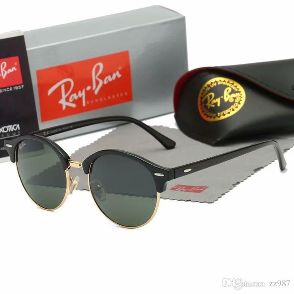 

высокое качество стекла объектива polit роскошные очки carfia uv400 солнцезащитные очки для мужчин и солнцезащитные очки урожай металла спор, White;black