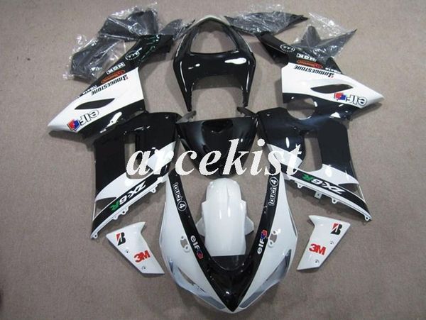 

4 подарков нового abs мотоцикл полных обтекатели комплекты подходят для kawasaki ninja zx6r zx6r 2005 2006 6r 05 06 набора тела пользователь