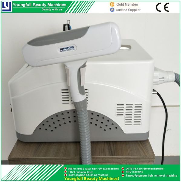 

ruby q switch nd. yag tattoo and pigmentation removal machine p facial rejuvenation skin care beauty equipment for salon home use, Black