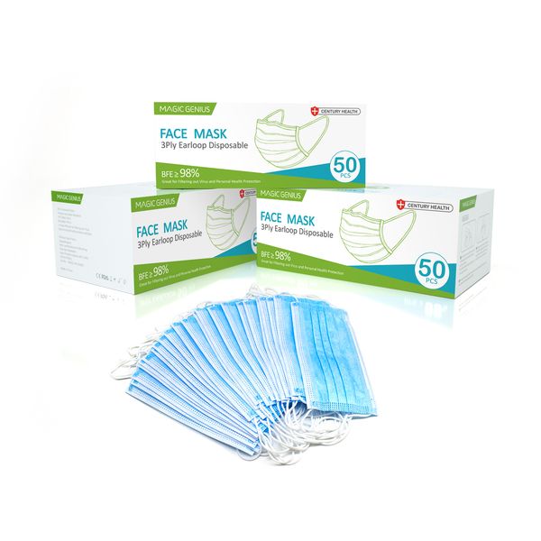 

ce / fda аттестовало anti-flu 95% защитные маски проверка качества устранимая meltblown маска для лица 3ply петля уха non сплетенная маска д