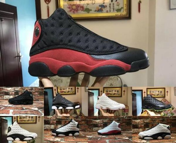 

2019 classic fashion 13 13s basketball shoes black cat lakers rivals grey toe chicago designer mens sports sneakers trainers size us 7-13