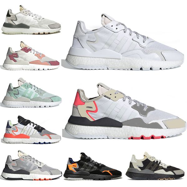 

nite jogger 3m reflective running shoes men women top quality triple black white breathable mens trainer sports sneakers 36-45