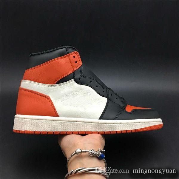 

2020 with box 1 high og shattered backboard black orange men basketball shoes 1s sports sneakers white women trainers