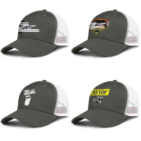 

zz sportpaleis for men and women adjustable trucker meshcap designer blank personalized original baseballhats rock band logo on zz, Blue;gray
