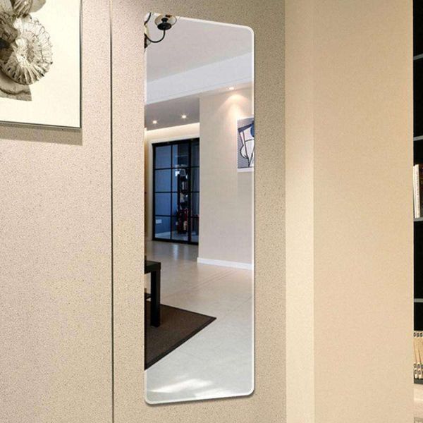 

full body dressing mirror adhesive bathroom mirror wall hangers frameless super clear frayed edge lens