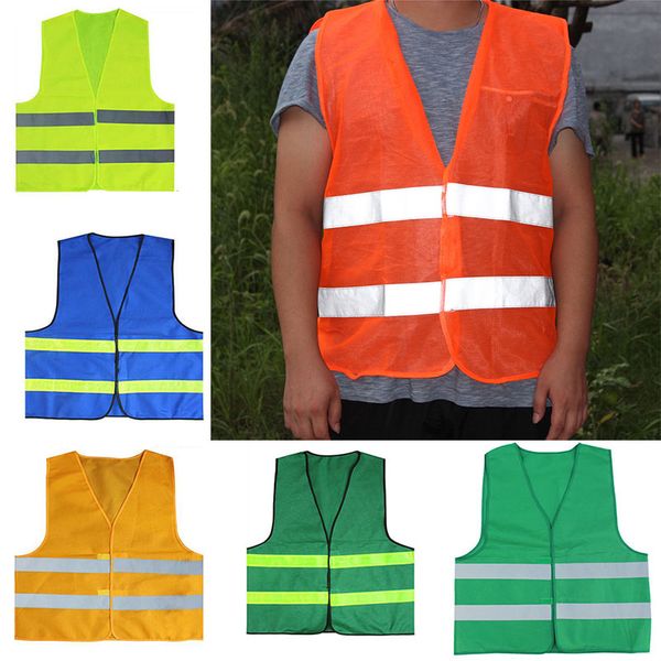 

reflective stripe traffic vests high visibility safety vest for sanitation worker assistant police working clothing wx9-1810, Blue;gray