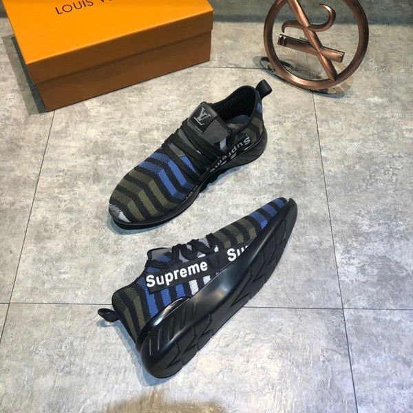 

kh7f new limited edition french series high-end men s casual shoes, men s boots fashion sports shoes, original shoebox delivery 38-44, Black