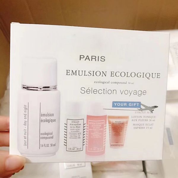 

brand 4pcs skin care set paris emulsion ecologique selection voyage travel set