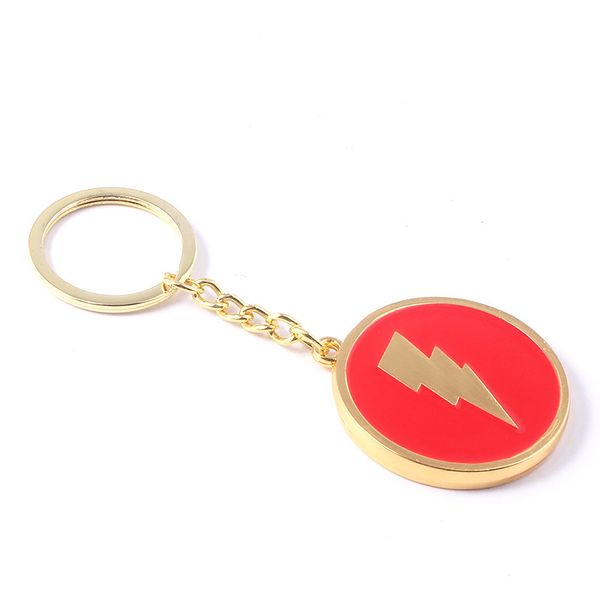 

shazam captain marvel billy batson keychain the flash key chain for men car keyring key finder souvenirs jewelry gift, Silver