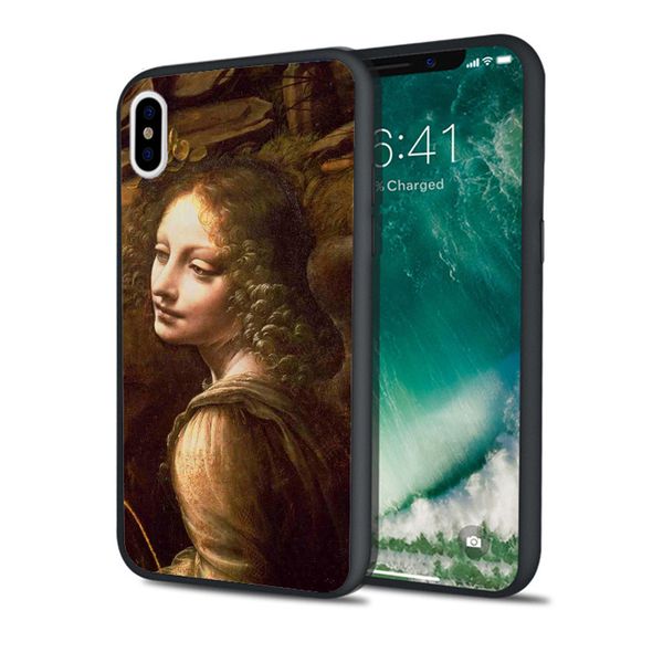 

coque madonna art phone case for iphone 11 pro xs max xr 8 7 6s plus 5s se 5 case black soft silicone cover.