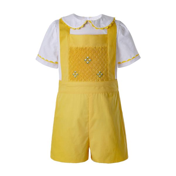 

Pettigirl yellow baby boy ummer clothe kid de igner clothe boy et with white t hirt and yellow ca ual hort b dmc 201 b490