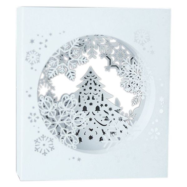 

christmas cards 3d up christmas holy snowflake handmade custom greeting cards gifts souvenirs postcards