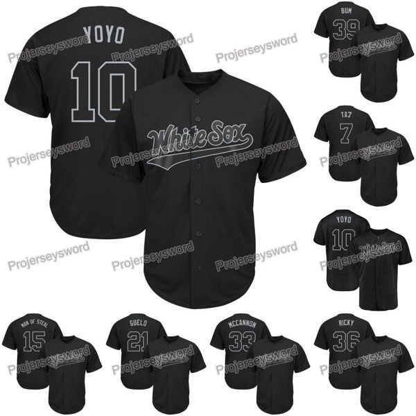 

Chicago Yoan Moncada 2019 Players Weekend White Sox Jersey Tim Anderson Adam Engel Welington Castillo Leury Garcia James McCann Jerseys