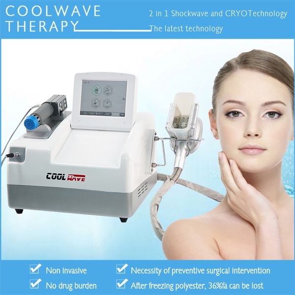 

новое прибытие shockwave похудение coolwave терапия машина для целлюлита