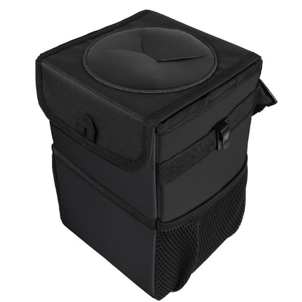 

l size creative folding storage box for cars waterproof back storage car trash can