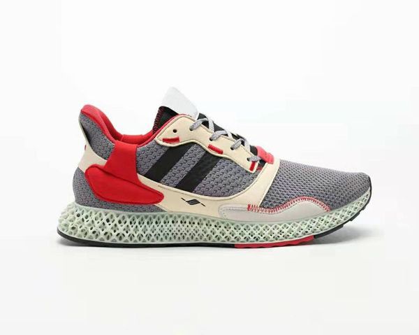 

zx 4000 futurecraft 4d running shoes men women white black multi-color sports shoes