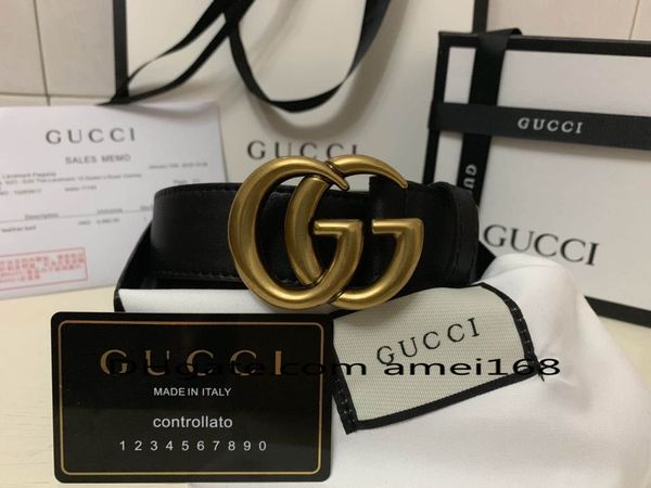 

Top Luxury Designer Brand Высокое качество сплошной пряжкой ремня Оригинальная коробка кожа
