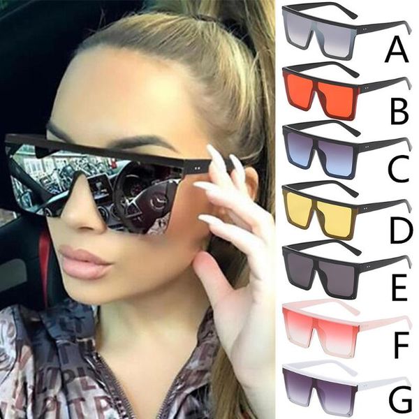 

fashion man women irregular shape square sunglasses big glasses vintage retro style outdoor eyewear sunglasses #45, White;black