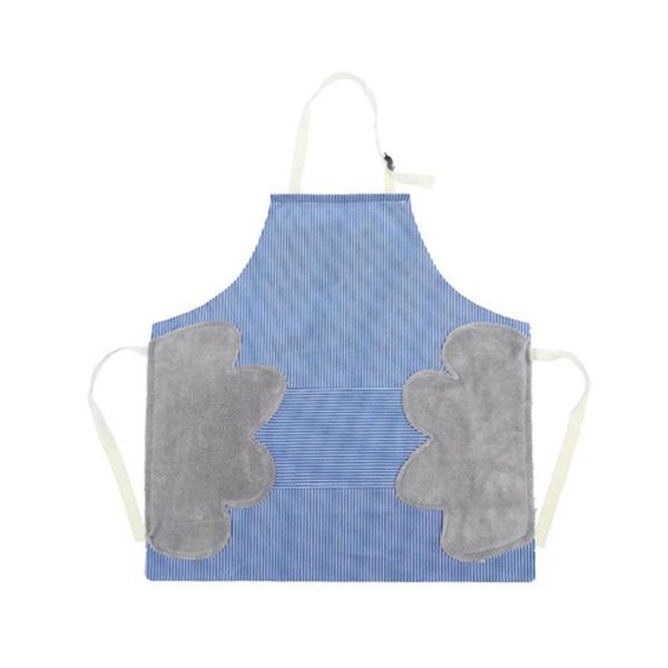 

adjustable kitchen hand wipe apron 72x70cm high grade cartoon cloud style waterproof antifouling oxfordcloth apron erasable hand