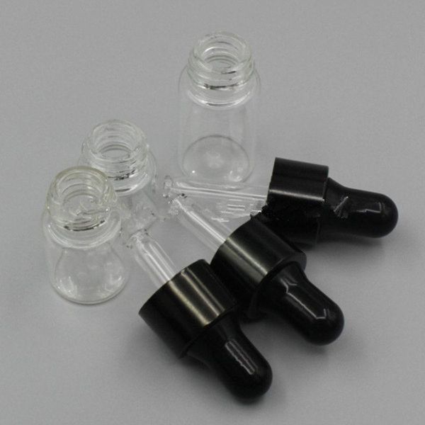 

1ml 2ml 3m 5ml clear glass essential oil dropper bottles mini empty eye dropper perfume cosmetic e liquid sample