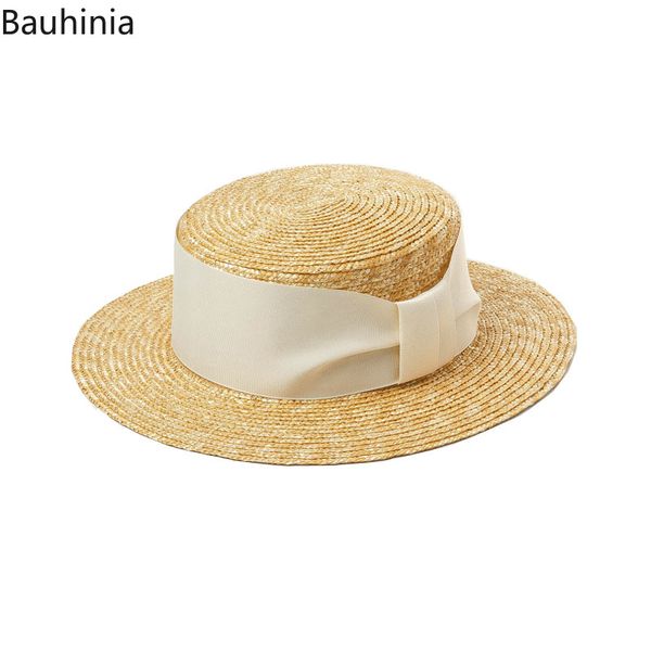 

2020 flat high sun hat summer spring women's travel caps bandages men breathable fashion bow hand made traw hat, Blue;gray