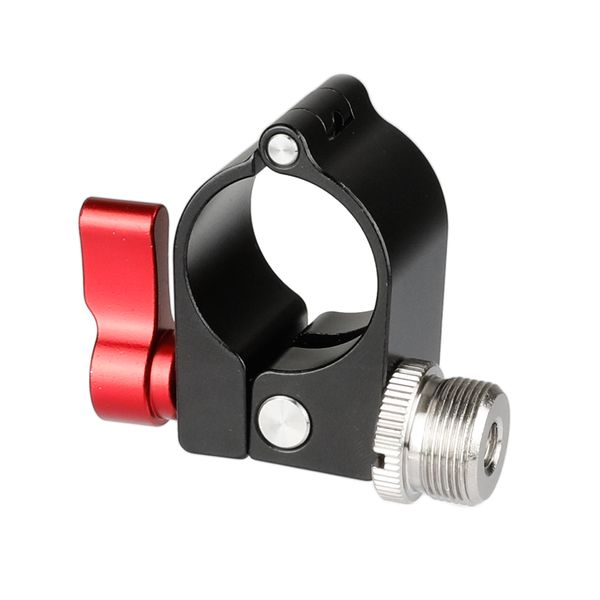 

camvate 25мм rod зажим красный ручка с 5/8" -27 микрофон винт для dji ronin m gimbal стабилизатор c2063