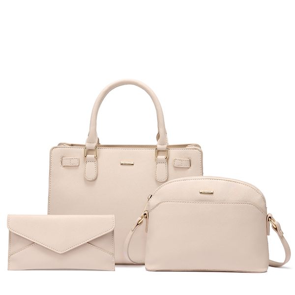

lovevook handbag women shoulder crossbody bag female messenger bags tote pu ladies bags purse 3 set fashion 2018