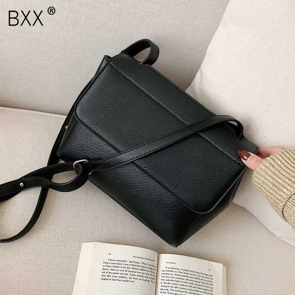 

bxx] solid color кожа pu crossbody сумки для женщин 2020 весна роскошные плеча сумка lady сумки и кошельки hk601