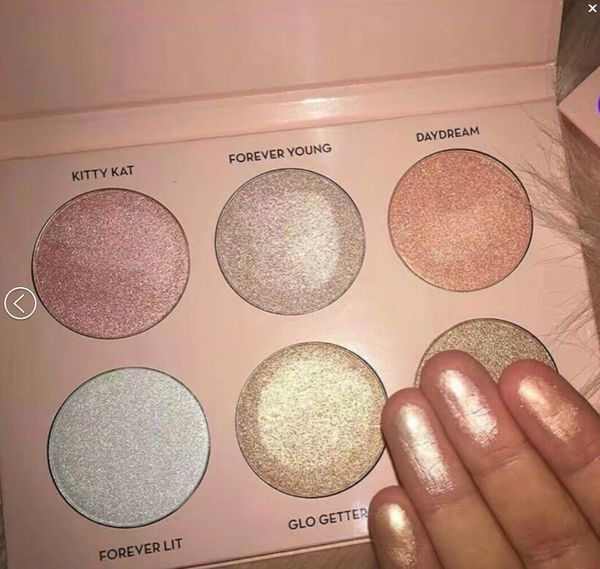 

epacket new makeup nicole bronzers 6 color bronzers & highlighters palette