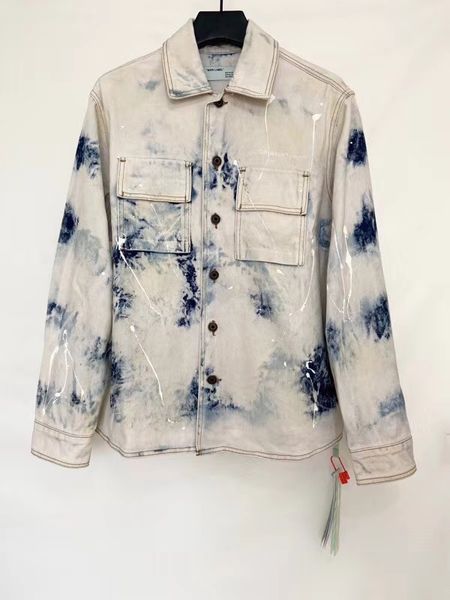 

2020 fall new high qualitty mens designer denim jacket ~ us size jackets oversize ~ designer jean jacket for men